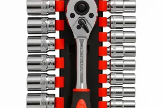 Набір торцевих головок (19шт) з тріскачкою 1/2 Wrench Set CR-V JC-8044