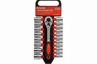 Набір торцевих головок (19шт) з тріскачкою 1/2 Wrench Set CR-V JC-8044