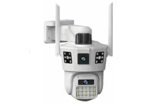 Wifi камера с Sim картой 4G видеонаблюдения SD-39 (2 линзы)