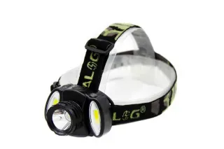 Налобный фонарь X-BALOG BL-936 (LED+2COB)