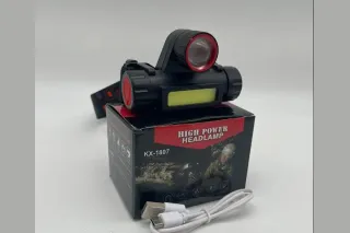 Налобный фонарик с Type-C BL-1807 (LED+COB)