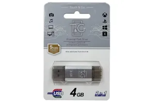 Флешка USB 4GB T&G Type-C 009 Star срібло
