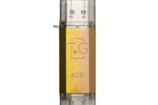 Флешка USB 4GB T&G Type-C 009 Star золото
